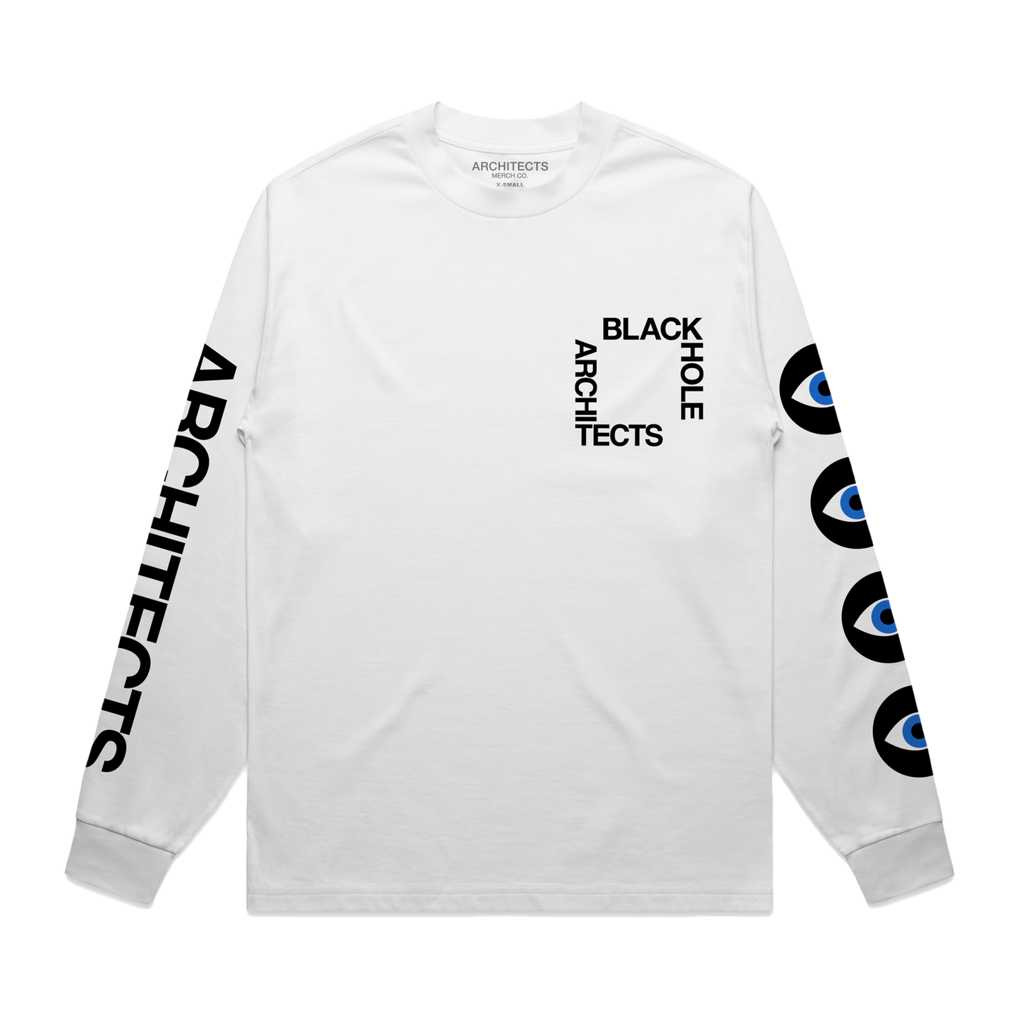 Death Stared White Longsleeve T-Shirt