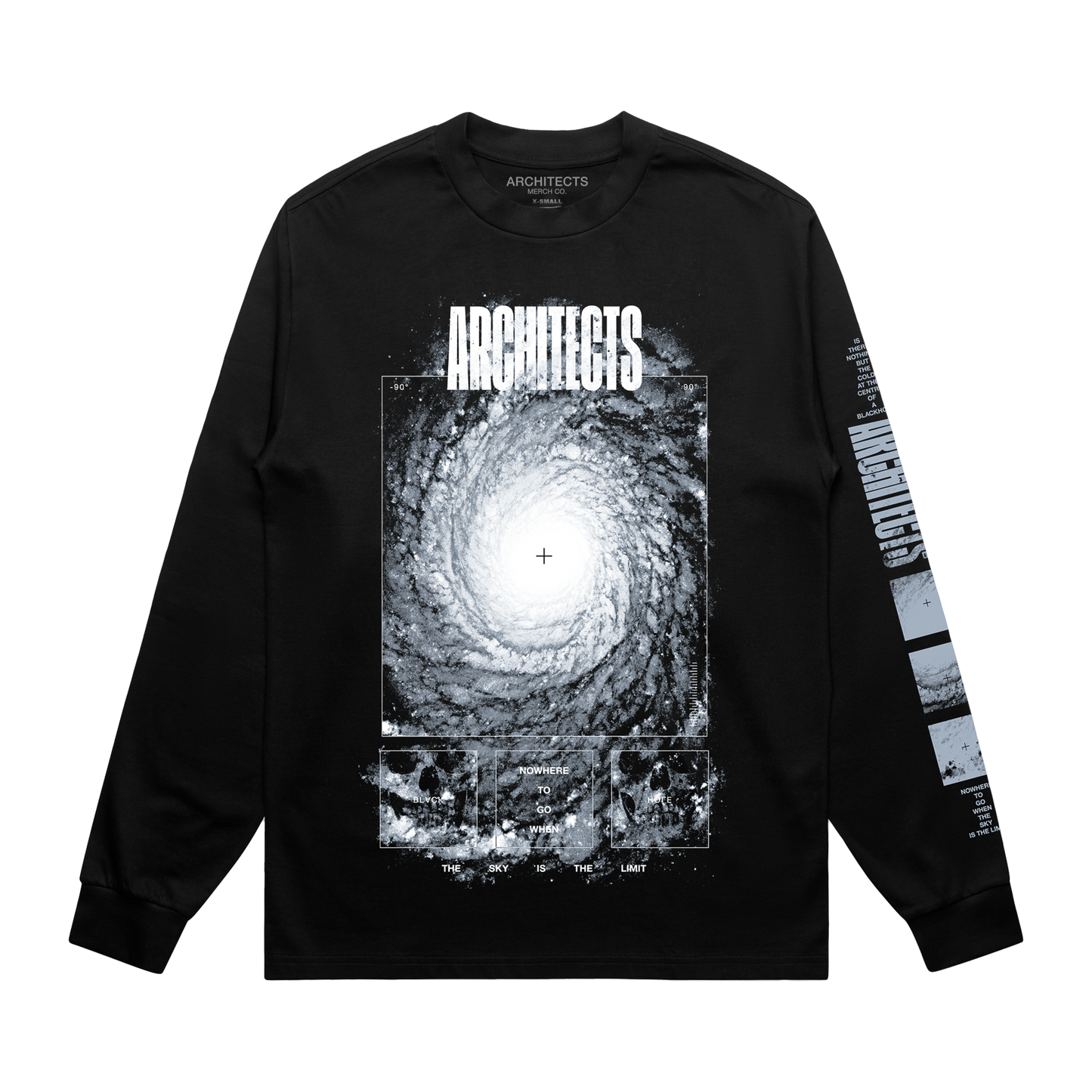 Blackhole Nowhere To Go Black Longsleeve T-Shirt