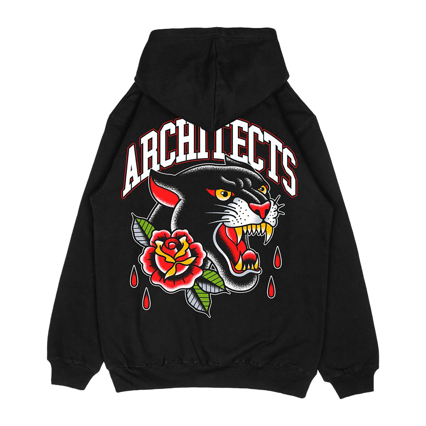 Architects - Panther Tattoo Black Zip Hoodie