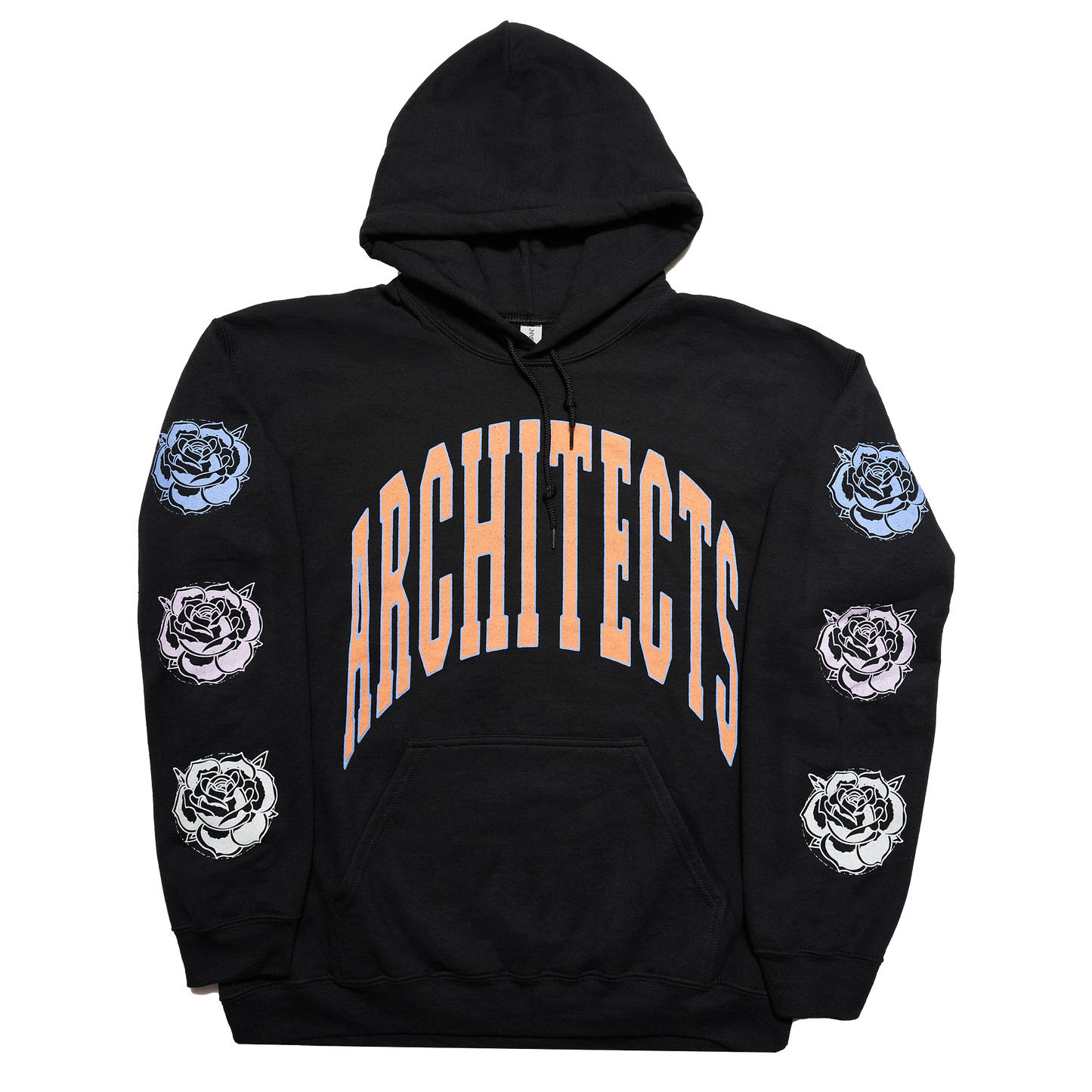 Rose Black Pullover Hoodie