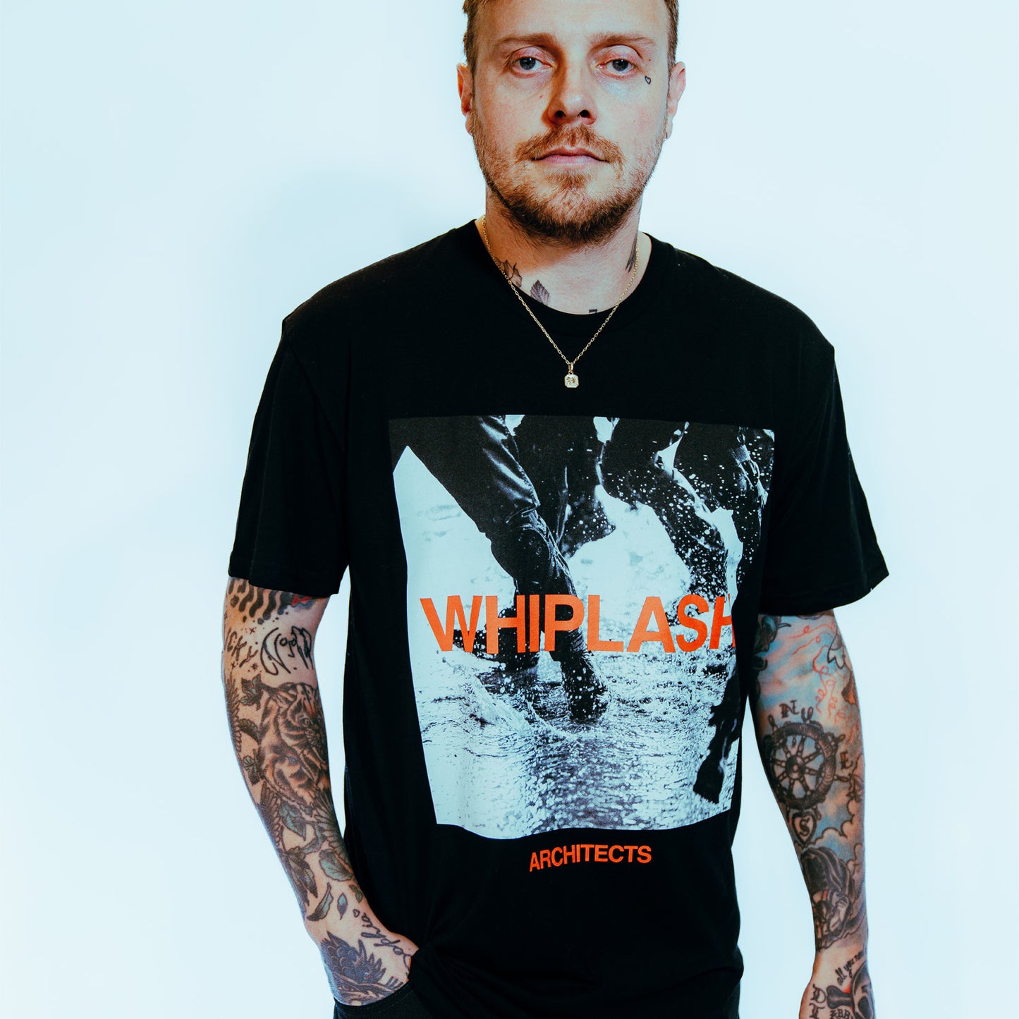 Whiplash Single Black T-Shirt